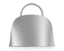 Load image into Gallery viewer, Millefoglie J handbag. Silver calfskin and tiger's eye gemstone - Gabo Guzzo