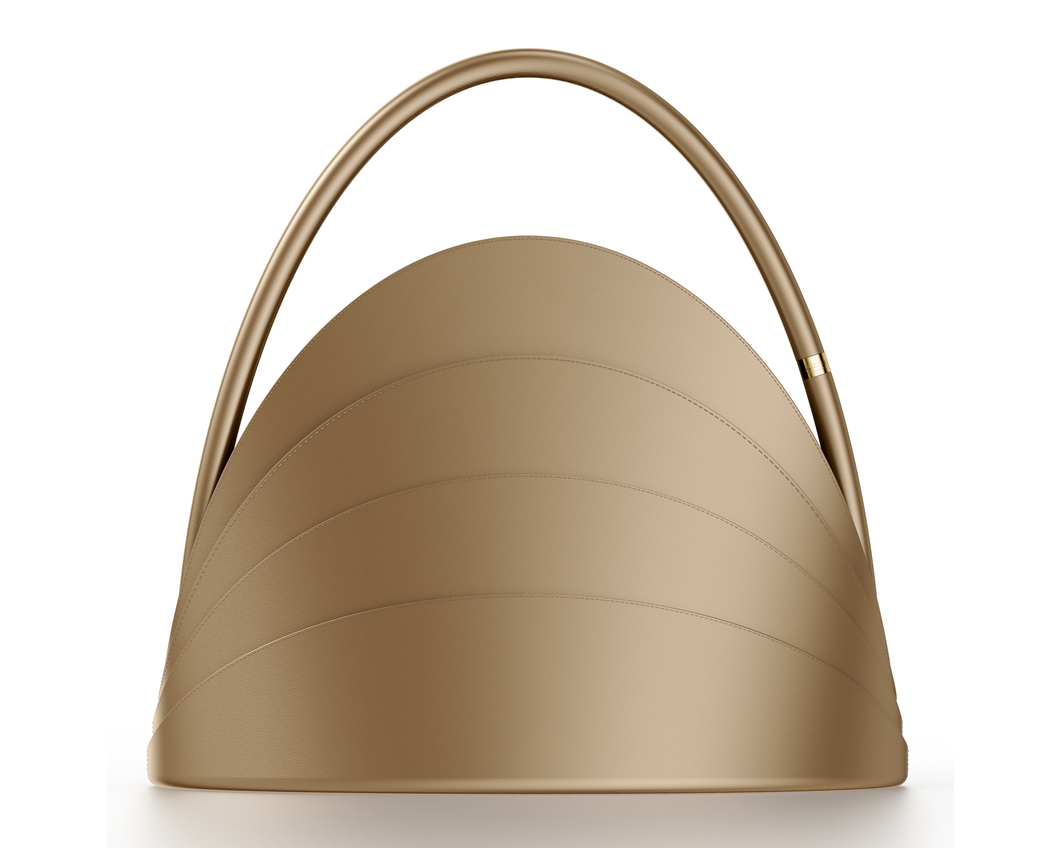 Gabo Guzzo Millefoglie top-handle handbag with malachite gemstone