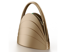将图片加载到图库查看器，Gabo Guzzo Millefoglie top-handle handbag with malachite gemstone
